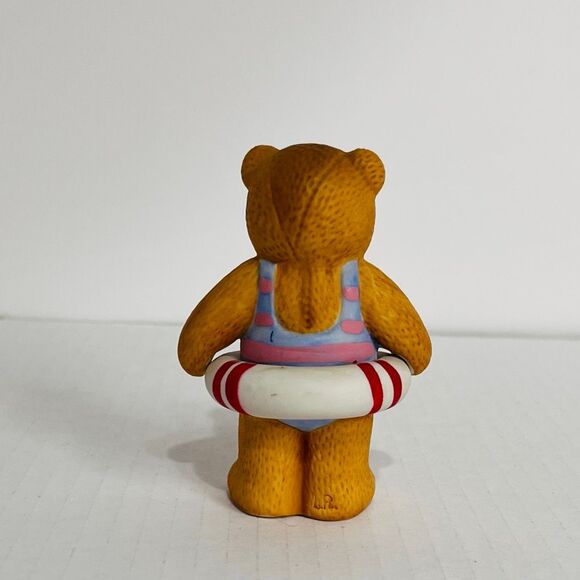 Vintage Lucy & Me Bear With Swim Ring   Enesco 1985 - Picture 2 of 3
